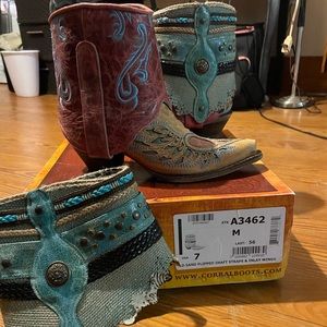 Worn once!! Corral boots